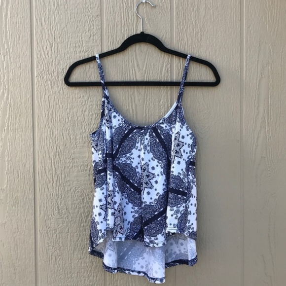 VIBE Sportswear Flowy Tank Top Pattern Medium NWT - Picture 2 of 8